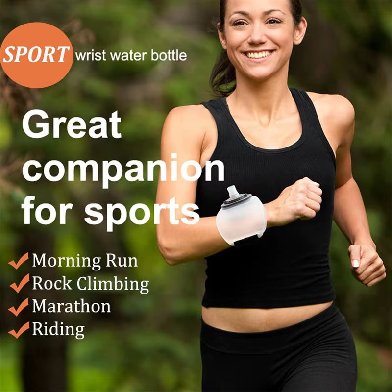 Portable Fitness Wrist Bottle – Run, Walk, Train